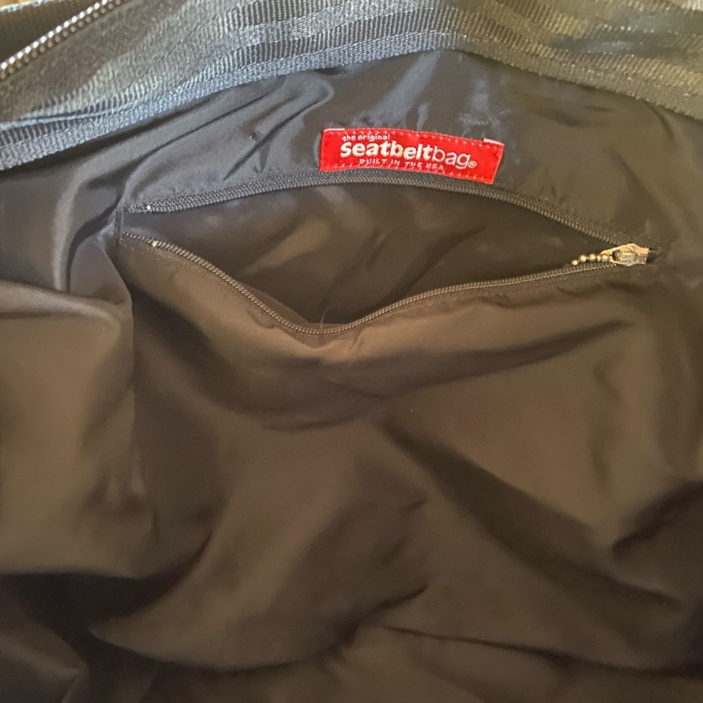 VINTAGE Harvey’s Original Seatbelt Travel Bag, Black - Picture 2 of 7